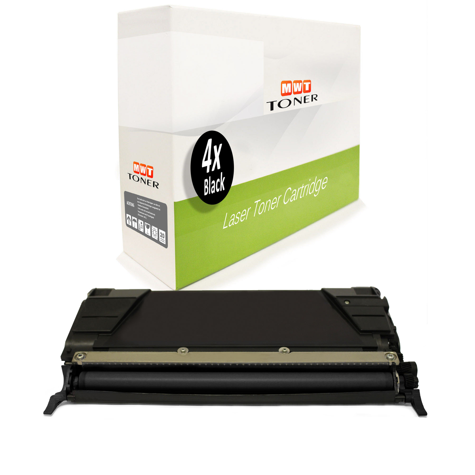 4x Cartridge BLACK for Lexmark C-746-N