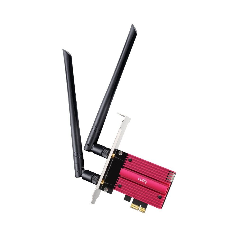 Cudy AX5400 Wireless Tri-Band WiFi 6/6E Bluetooth 5.2 PCI Express Card | WE3000S