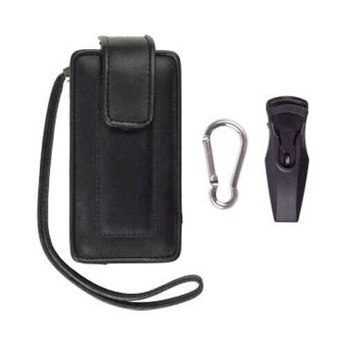 Unicel Starter Kit - Leather Case with Swivel Belt Clip/Mini USB Car Charger