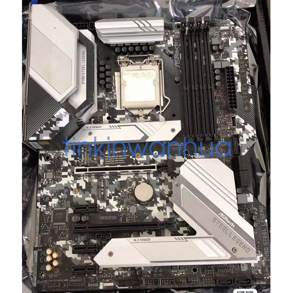For ASRock Z490 Steel Legend Motherboard LGA1200 DDR4 PCIe 3.0 ATX