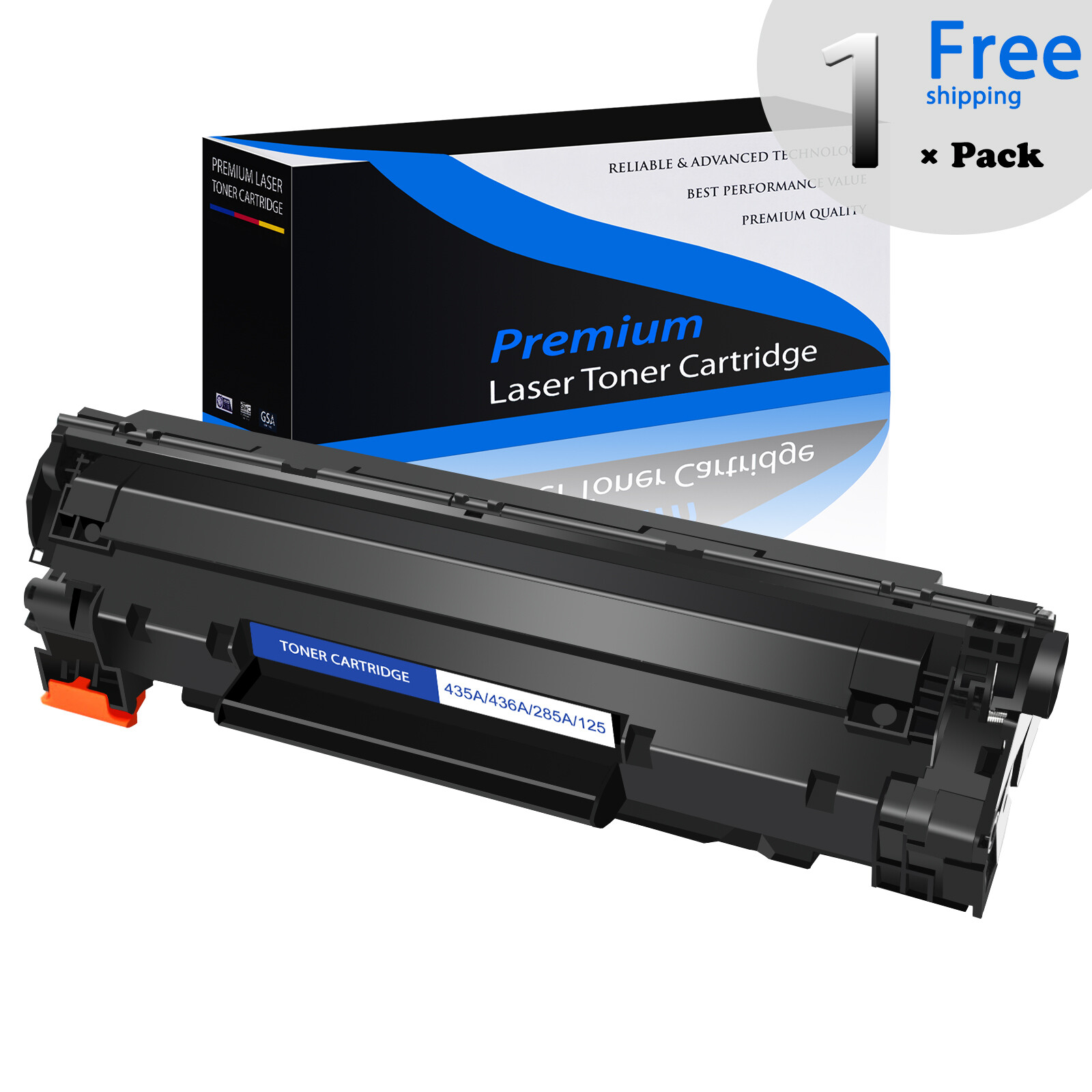 Black CRG125 Toner Cartridge for Canon 125 ImageClass LBP6000 LBP6030w Printer