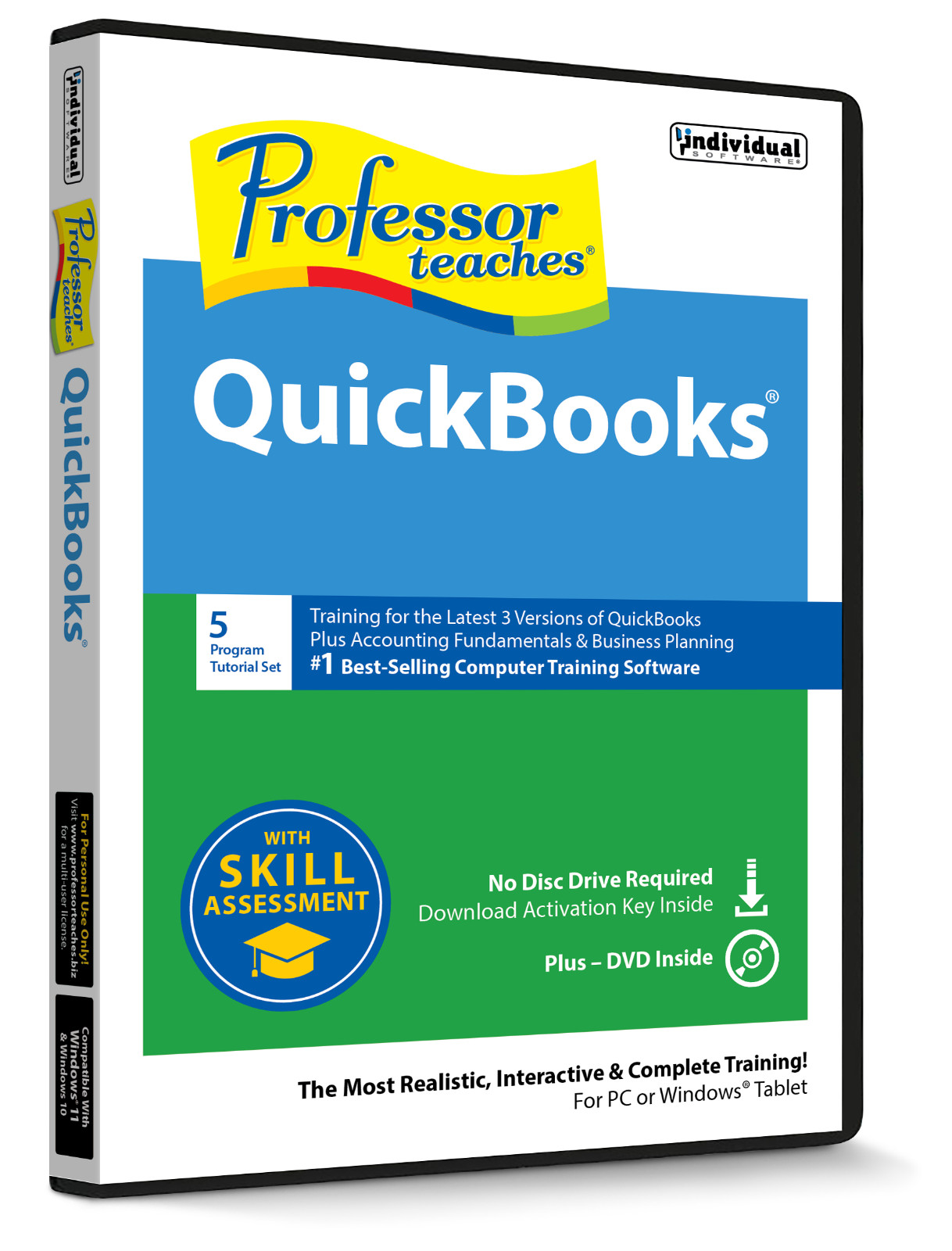 Professor Teaches QuickBooks 2024 Training Tutorial Set Learn Accounting PC DVD
