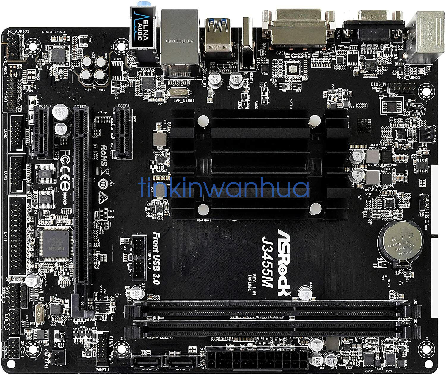 FOR ASRock J3455M Mini Motherboard Supports ITX Quad Core NAS DDR3 Test OK