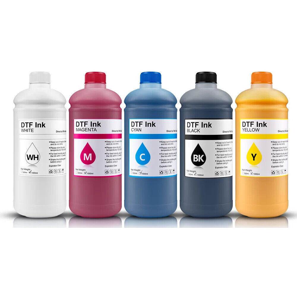 5 colors Dtf Ink For Epson As 600 Xp60P Sts724 M268 7900 printer