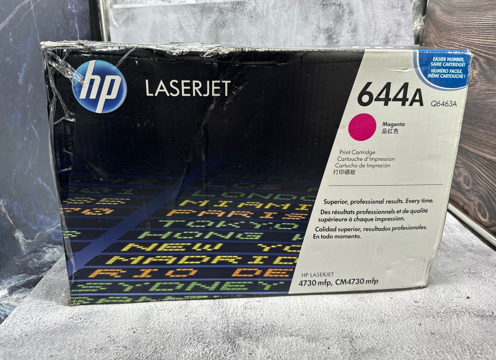 Genuine HP 664A (Q6463A) Magenta Laserjet Toner Print Cartridge Sealed Box #V