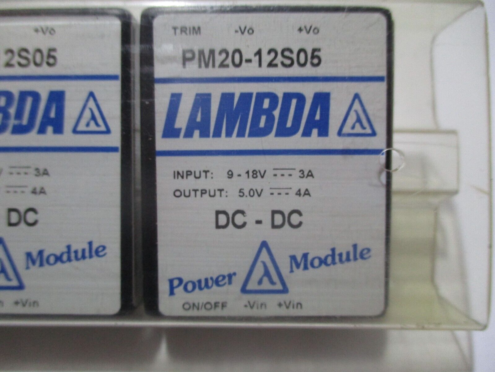 LOT OF 9 TDK-Lambda PM20-12S05 CONVERT DC-DC +/- 5.0V 4A