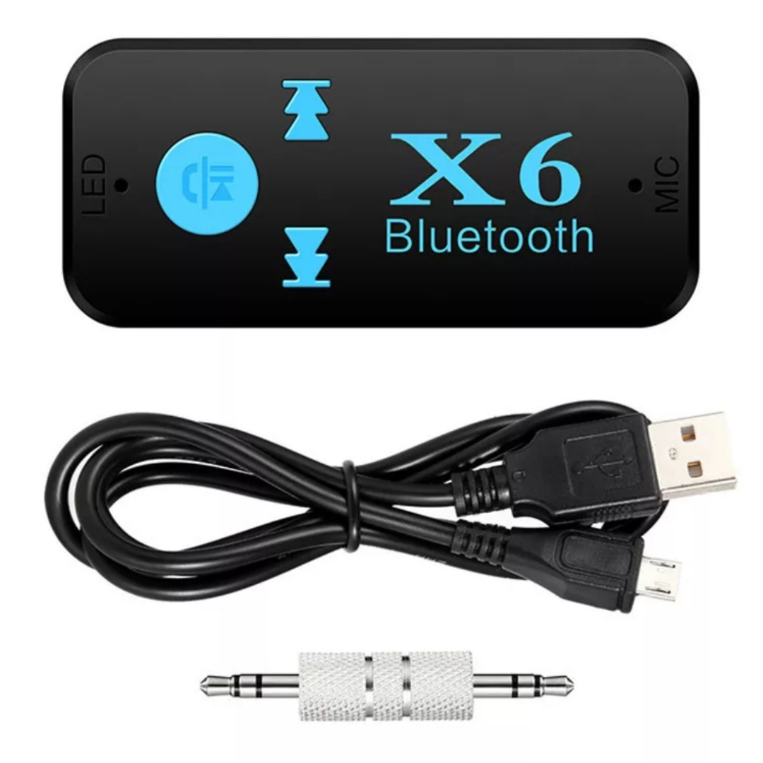 Adaptador Bluetooth Para Carro Auto Conector Inalambrico Receptor Musica 1/2 Pc