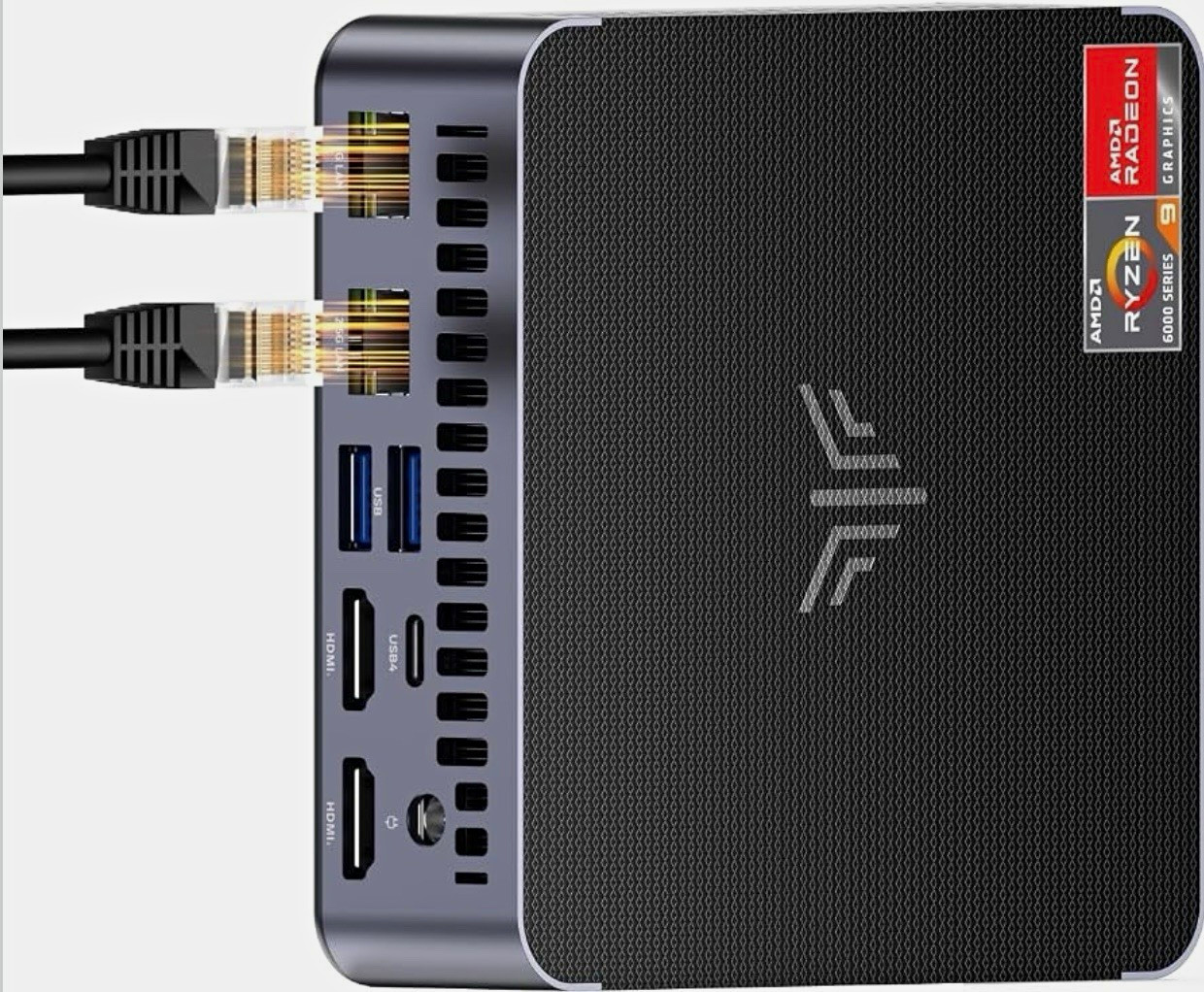 KAMRUl Mini Gaming PC Dual LAN, AMD Ryzen 9 6900HX (up to 4.9 GHz), 16GB DDR5