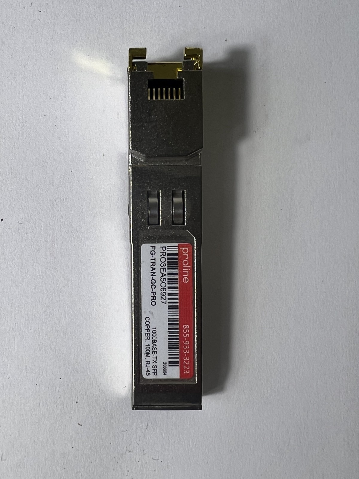 Proline Fortinet® FG-TRAN-GC-PRO Transceiver, 1000Base-TX SFP Copper, 100M, RJ45