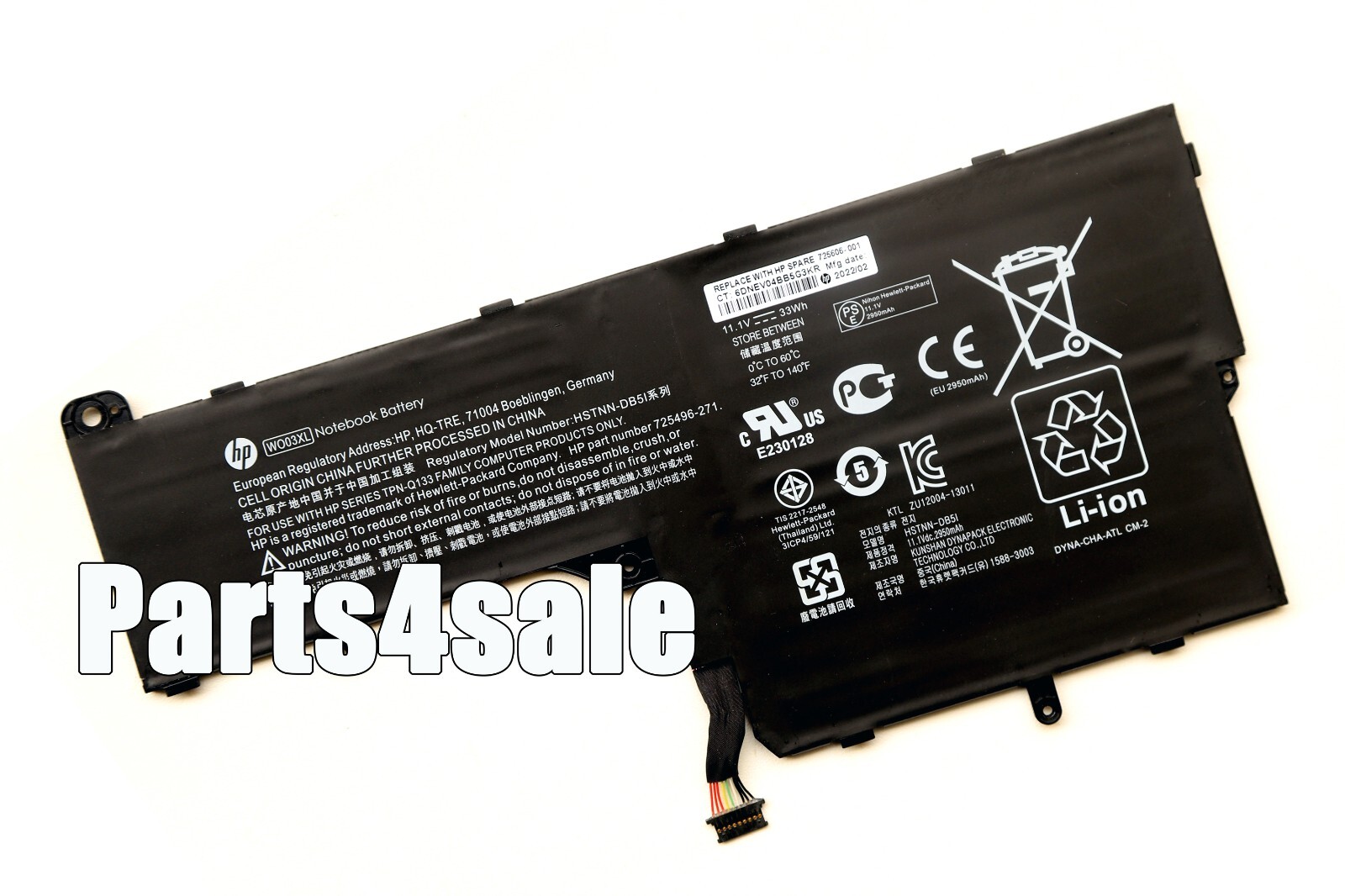 New Genuine WO03XL Battery for HP SPLIT x2 13-M HSTNN-IB5I HSTNN-DB5I 725606-001