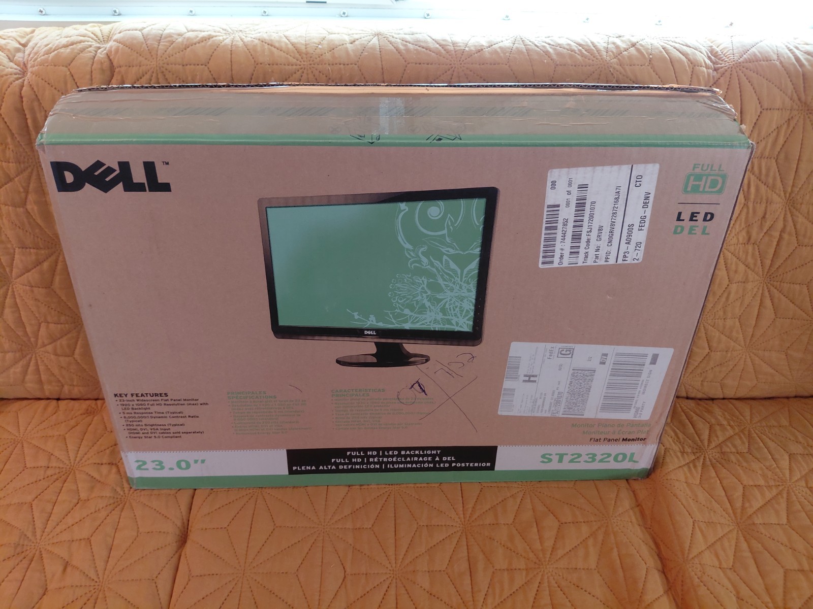 Dell ST2320L 23" Widescreen Full HD 1080p LED LCD Monitor - HDMI / DVI / VGA