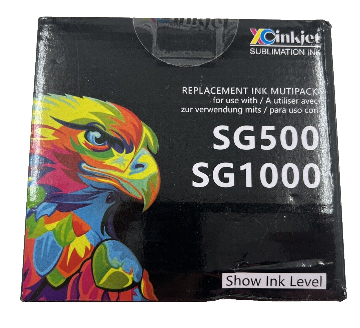 4 pk of Sublimation Ink - XCinkjet Compatible for Sawgrass SG500 SG1000 - CMYK