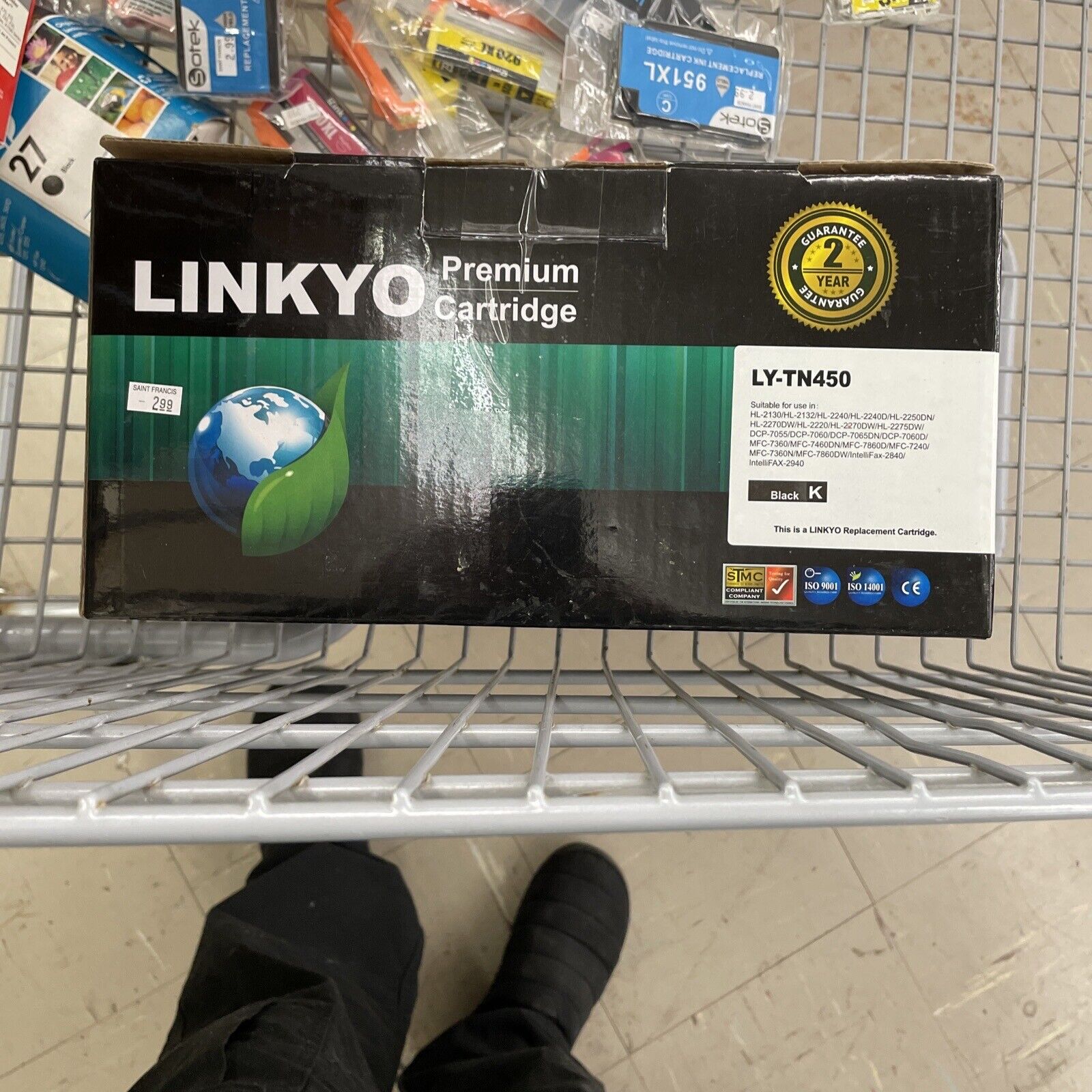 Linkyo premium cartridge LY-TN 450 Black