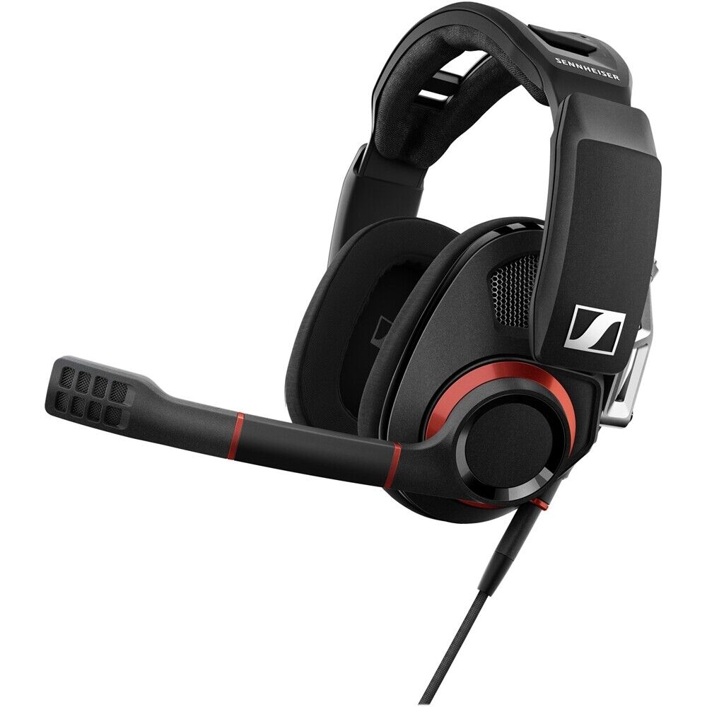 SENNHEISER GSP 500 Wired Gaming Headset Black/Red Certified Refurbished
