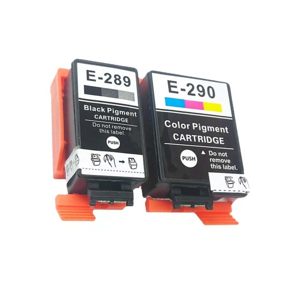 1Set PigmentInk Cartridges E-289 E-290 F For EC-C110 PX-S05B PX-S05W PX-S06W