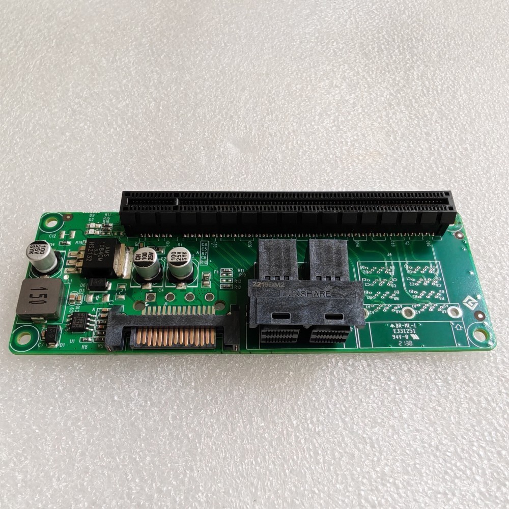 PCIe x4 to 2 Port Slot Adapter Card