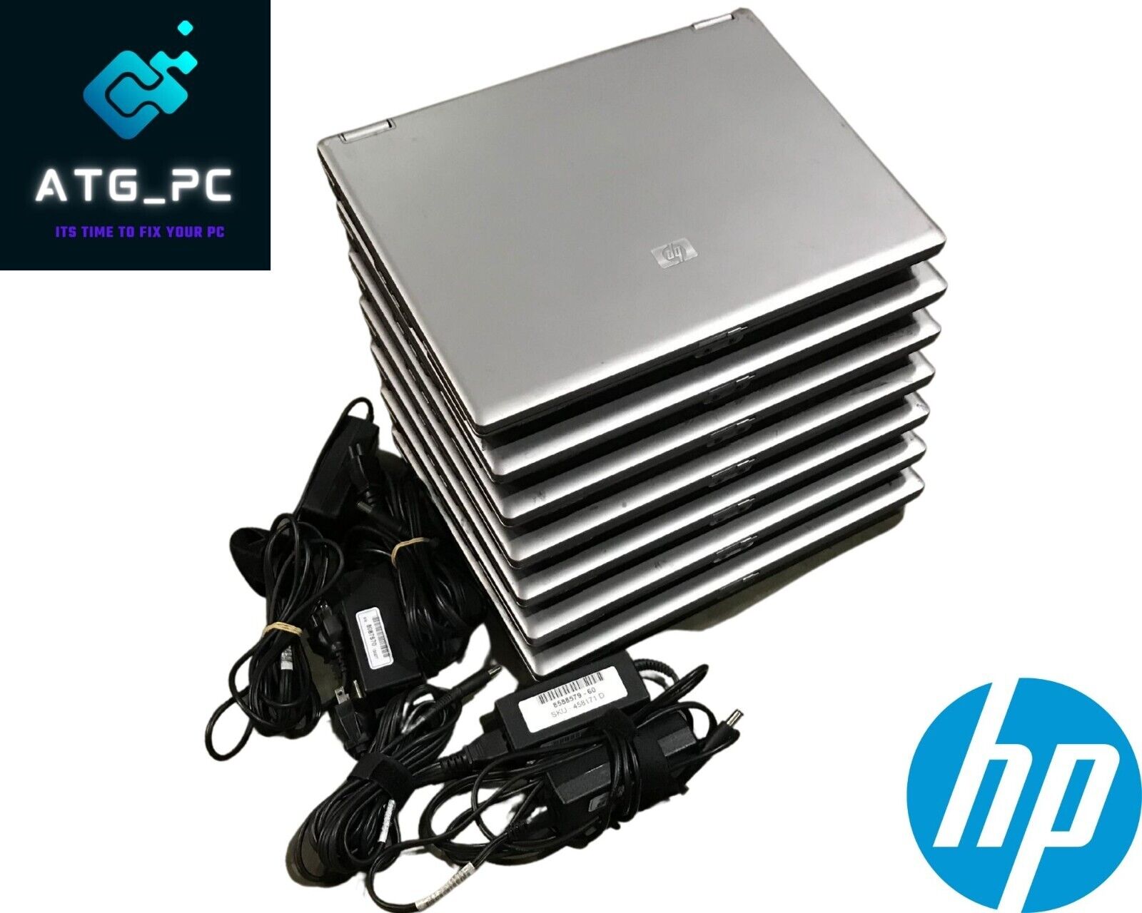 HP Compaq 6530B Intel Core2Duo P8600 2.40GHz 2GB [w/Batteries No HDD] [LOT OF 7]