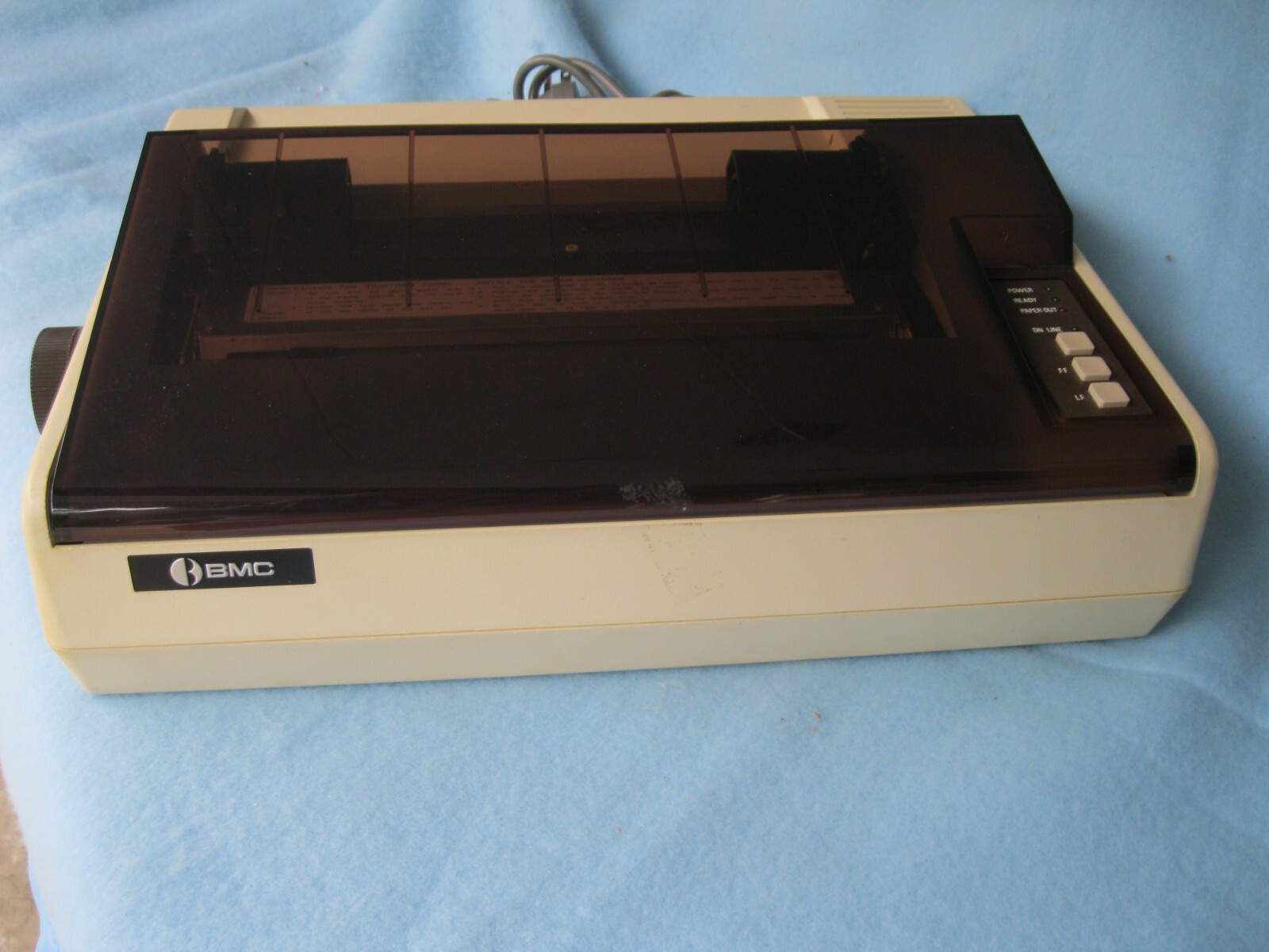 BMC BX-80 Dot Matrix Printer in original box / packaging - POWERS UP / UNTESTED