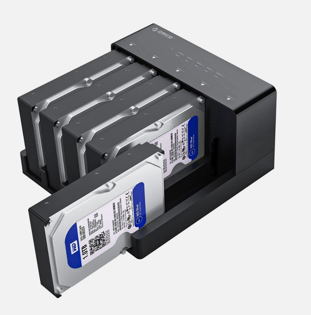 ORICO 5Bay USB 3.0 to SATA External Hard Drive Enclosure for 2.5" 3.5'' HDD SATA
