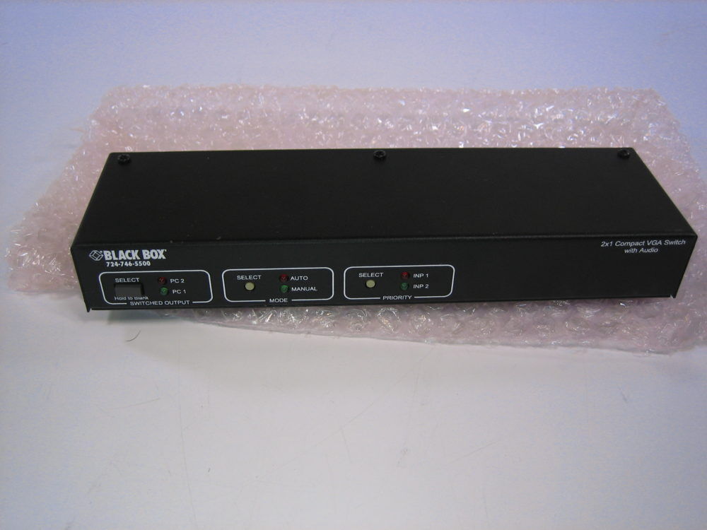 Blackbox AC505A-2A-R2 2x1 VGA and Audio Switch - Open Box