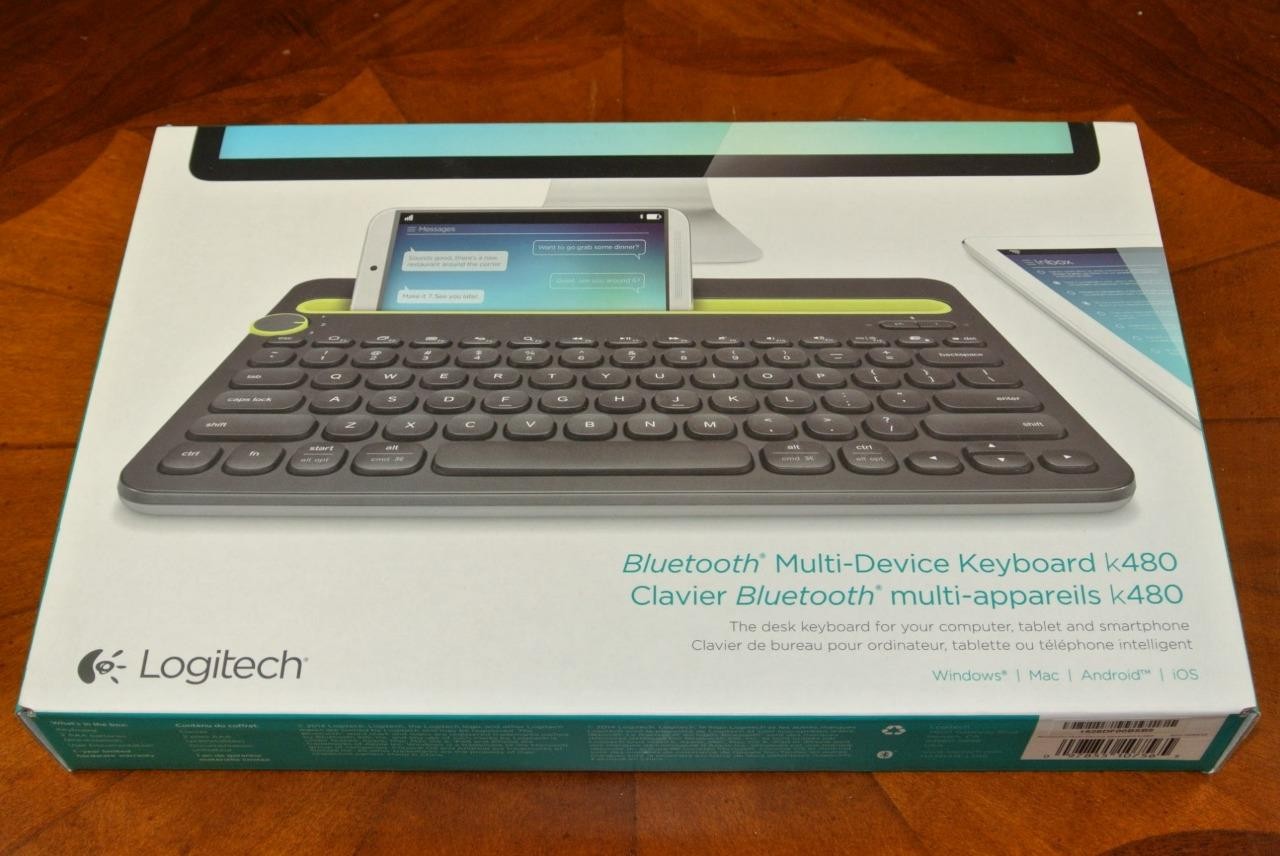 Logitech K480 Wireless Keyboard for WINDOWS iPad MAC Android PC Chrome TABLET
