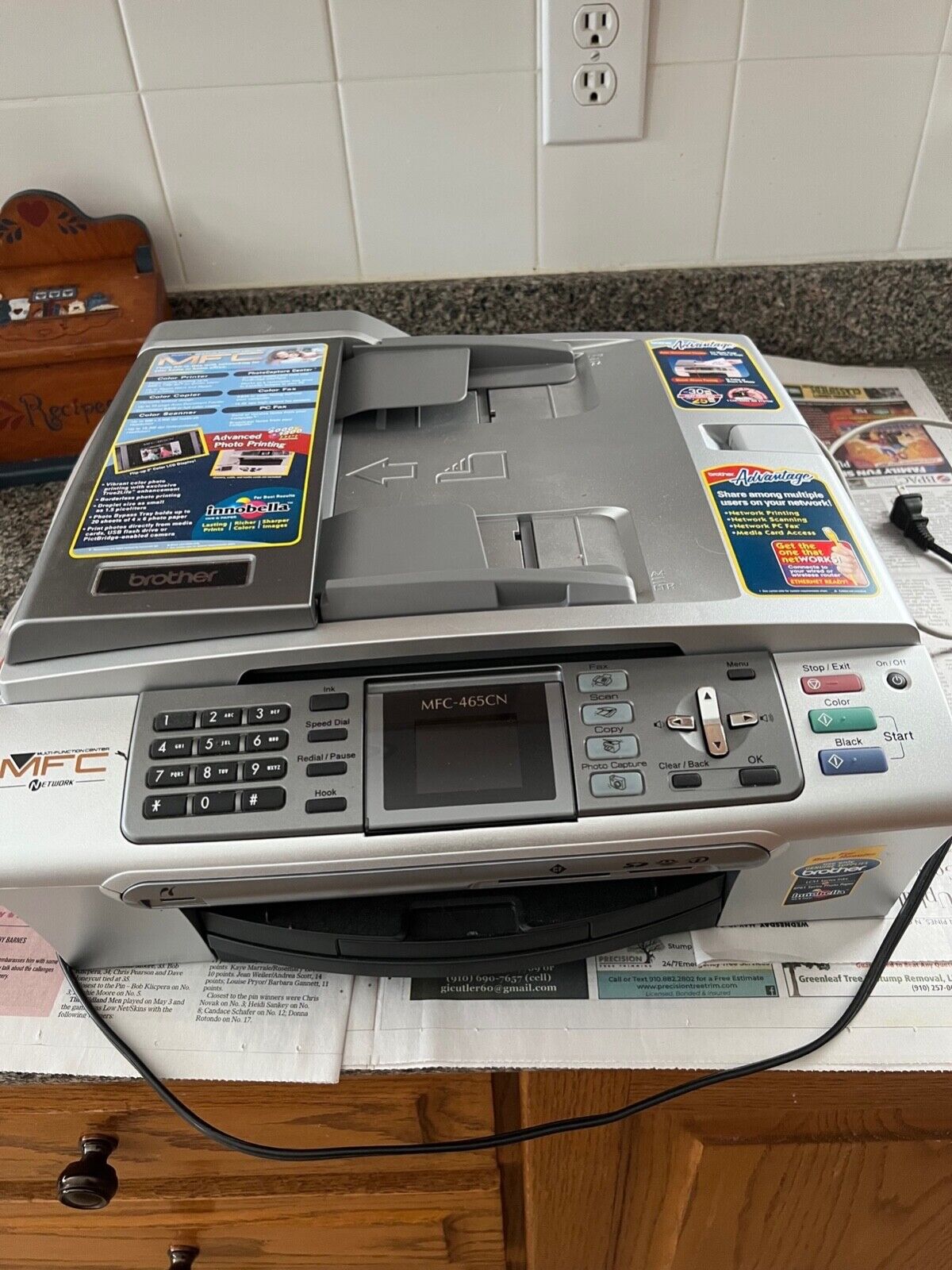Brother MFC-465cn All-In-One ,Color Printer,Copier,Scanner,PC Fax, Exc condition