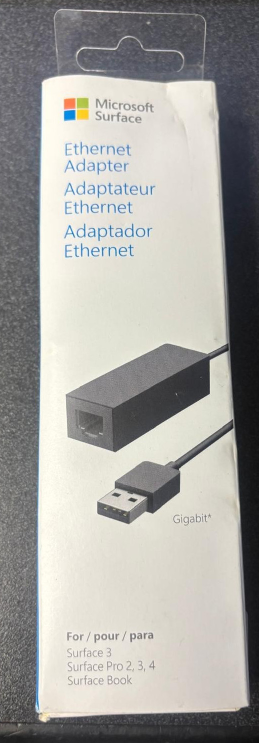 Microsoft Surface Ethernet Adapter (1663), Q4X-00028 - NEW