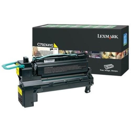 Lexmark C792X4YG Toner Cartridge - Yellow - Laser - 20000 Page - 1