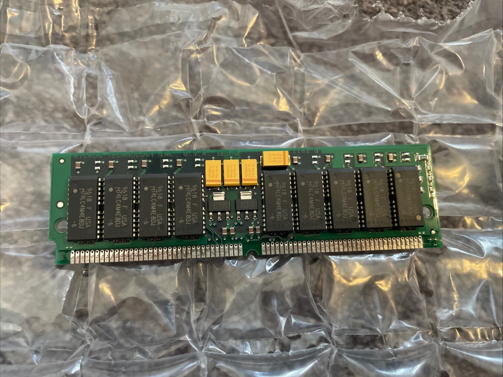Micron 32MB Kit (2x 16MB) 72-Pin SIMM EDO RAM 3.3V 60ns MT4LC4M4E8DJ-6 Vintage