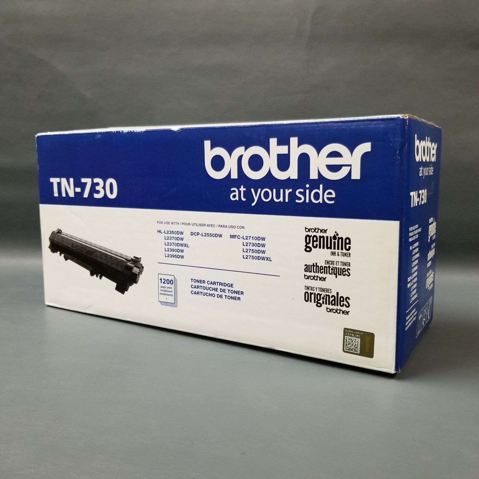 Sealed New Genuine Brother TN-730 Standard Yield Toner Ink Cartridge