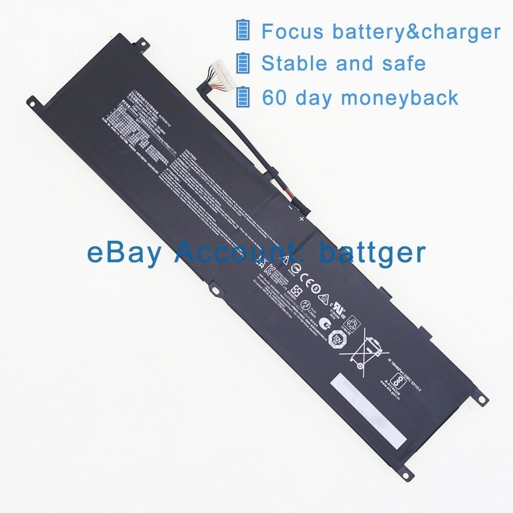 Genuine new 15.2V 99.99Wh BTY-M6M1 battery for MSI Stealth GS77 MS-17P1