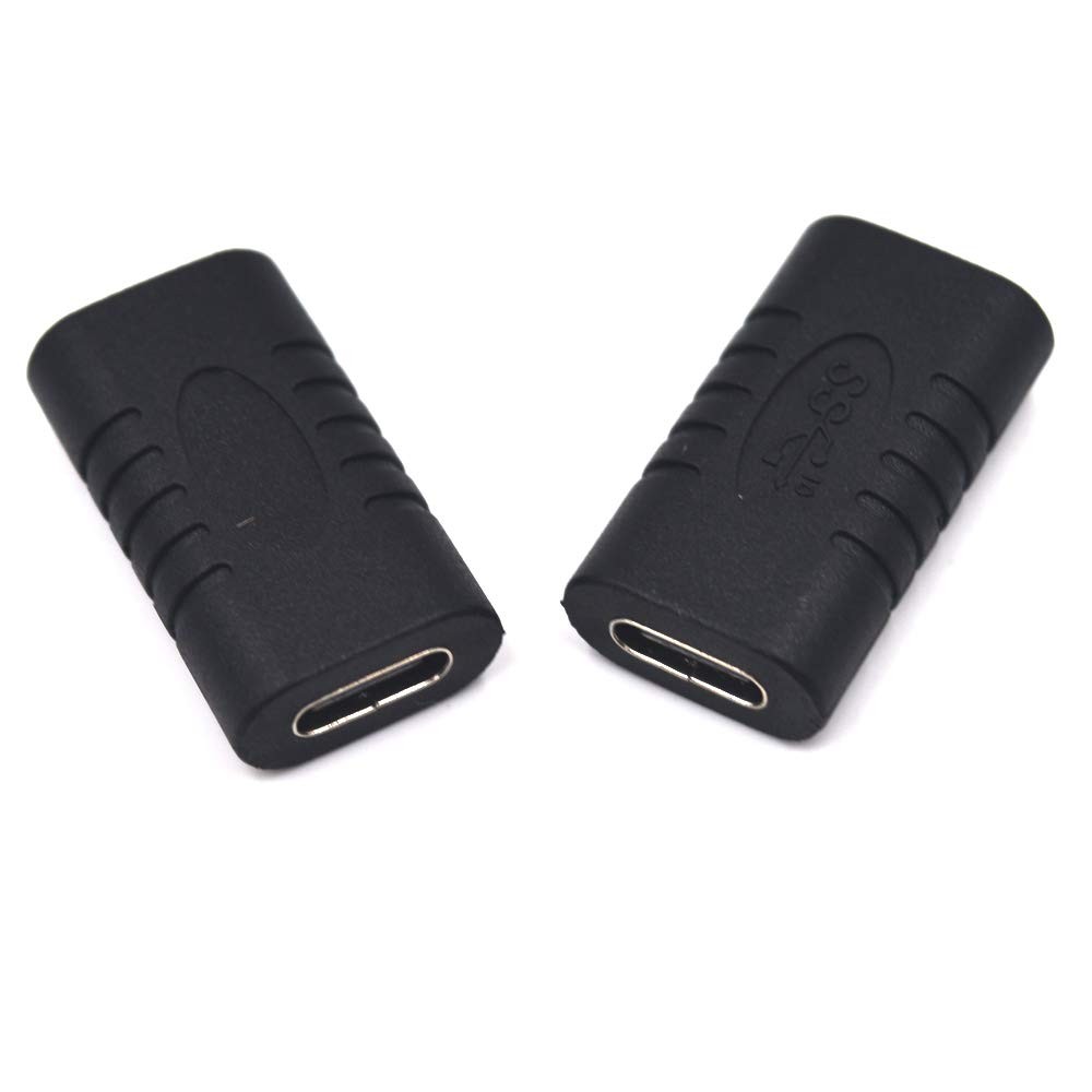 2 PCS USB Type C Coupler USB 3.1 C Female To Female Extension Connector