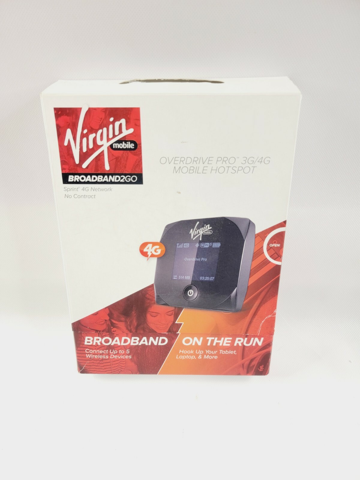 Virgin Mobile Sprint Sierra Wireless BroadBand2Go Overdrive Pro 3G/4G HotSpot