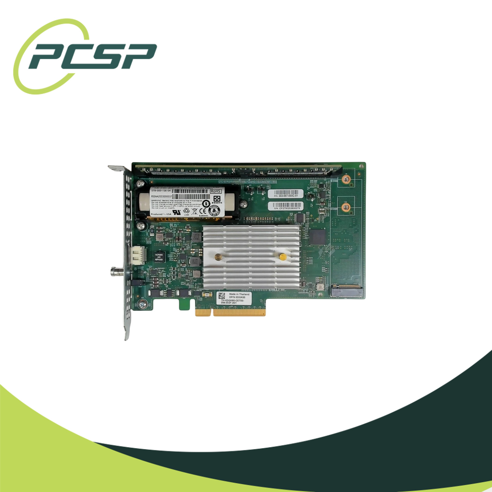 Dell DGK85 Calypso I/O Controller Card 16GB NV Cache 120GB M.2 SSD FH