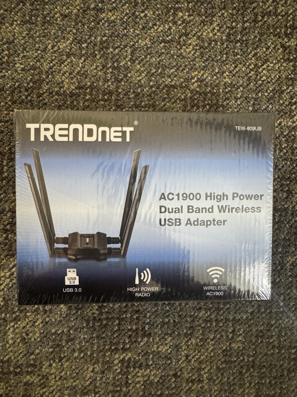 TRENDnet AC1900 Wi-Fi USB Adapter Dual Band Wireless TEW-809UB