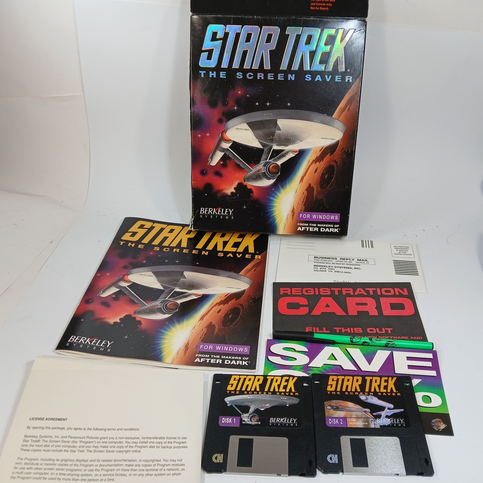 Star Trek The Screen Saver for Macintosh (Berkeley Systems, 1992)