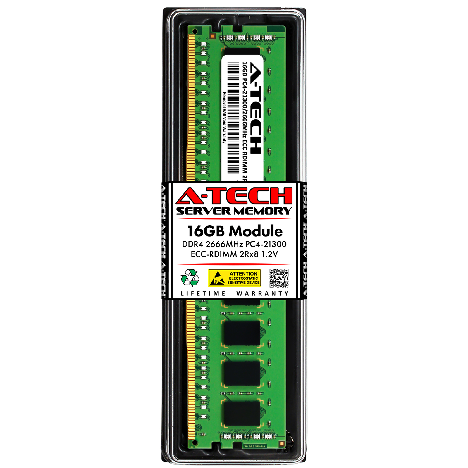16GB PC4-21300 ECC RDIMM Replacement for Micron MTA18ASF2G72PDZ-2G6J1 Memory RAM