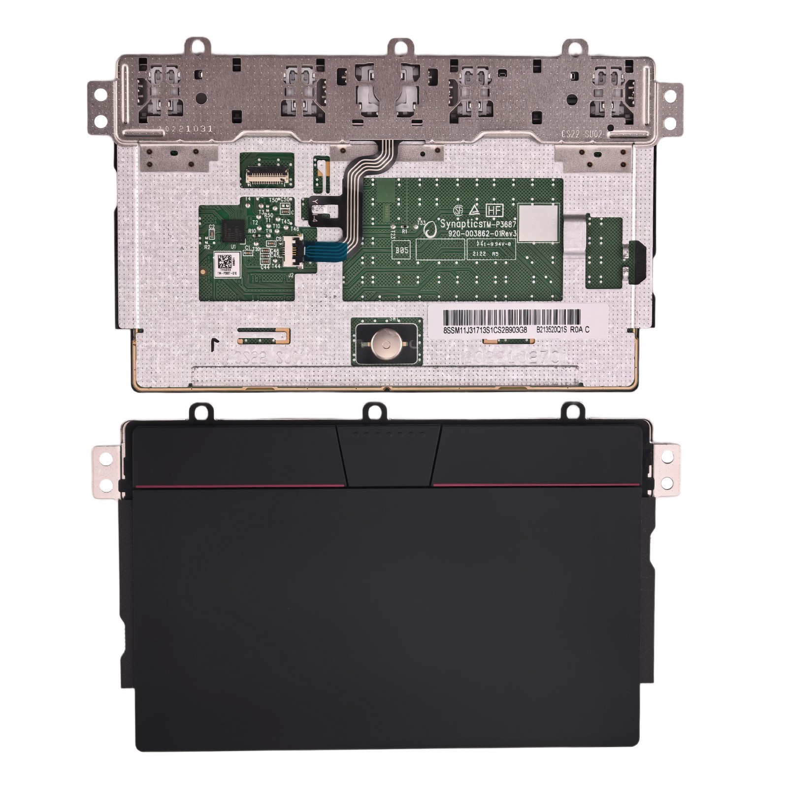 Glass-Mylar Touchpad for ThinkPad T14 Gen3/Gen4  T14s G3/G4 P14s G3/G4 X13 G3/G4
