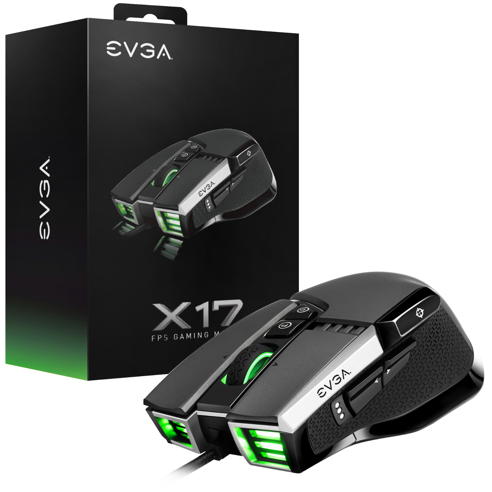 EVGA X17 GAMING MOUSE GREY