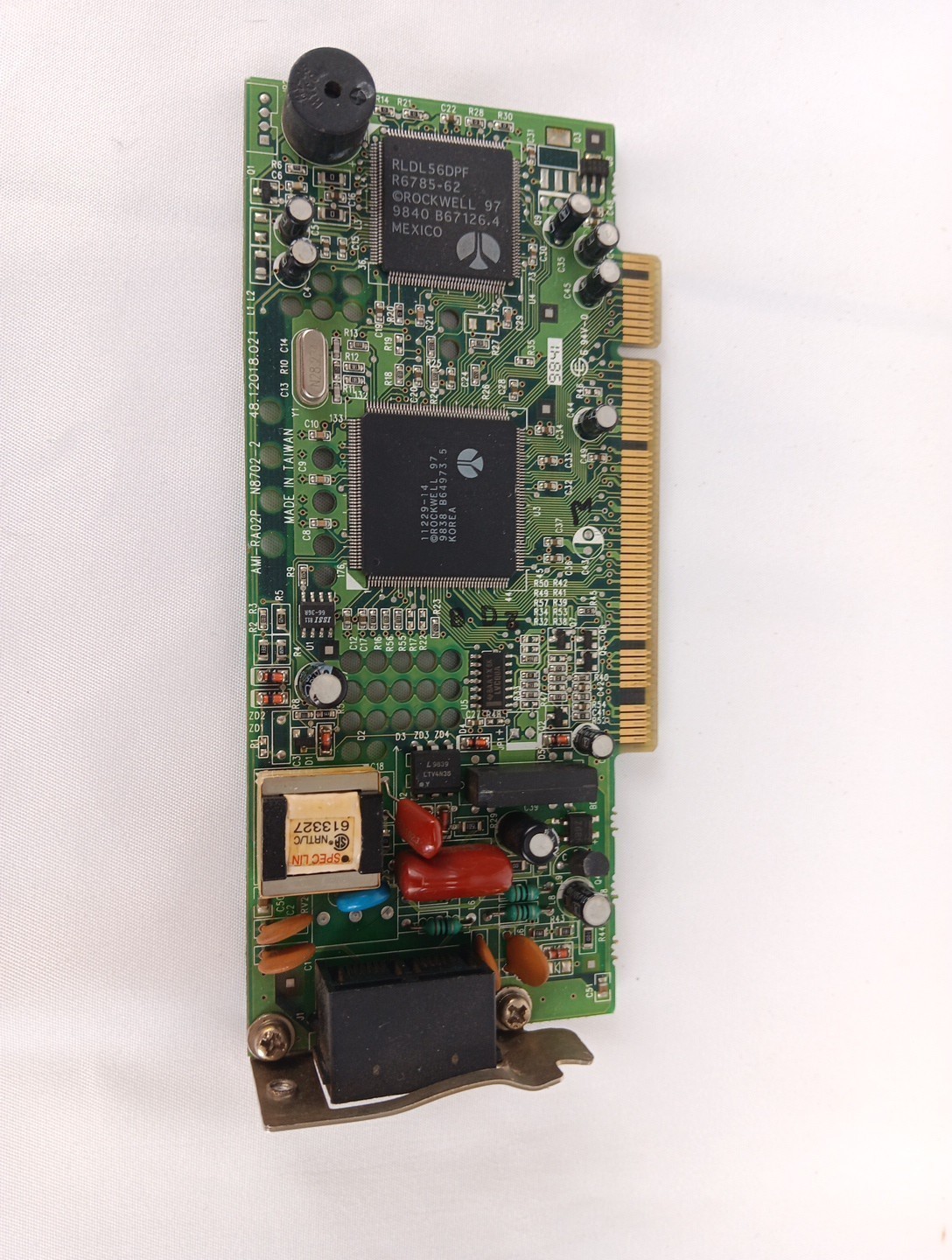Rockwell PCI 56K Modem Card RLDSL56DPF AMI-RA02P 1997 TESTED