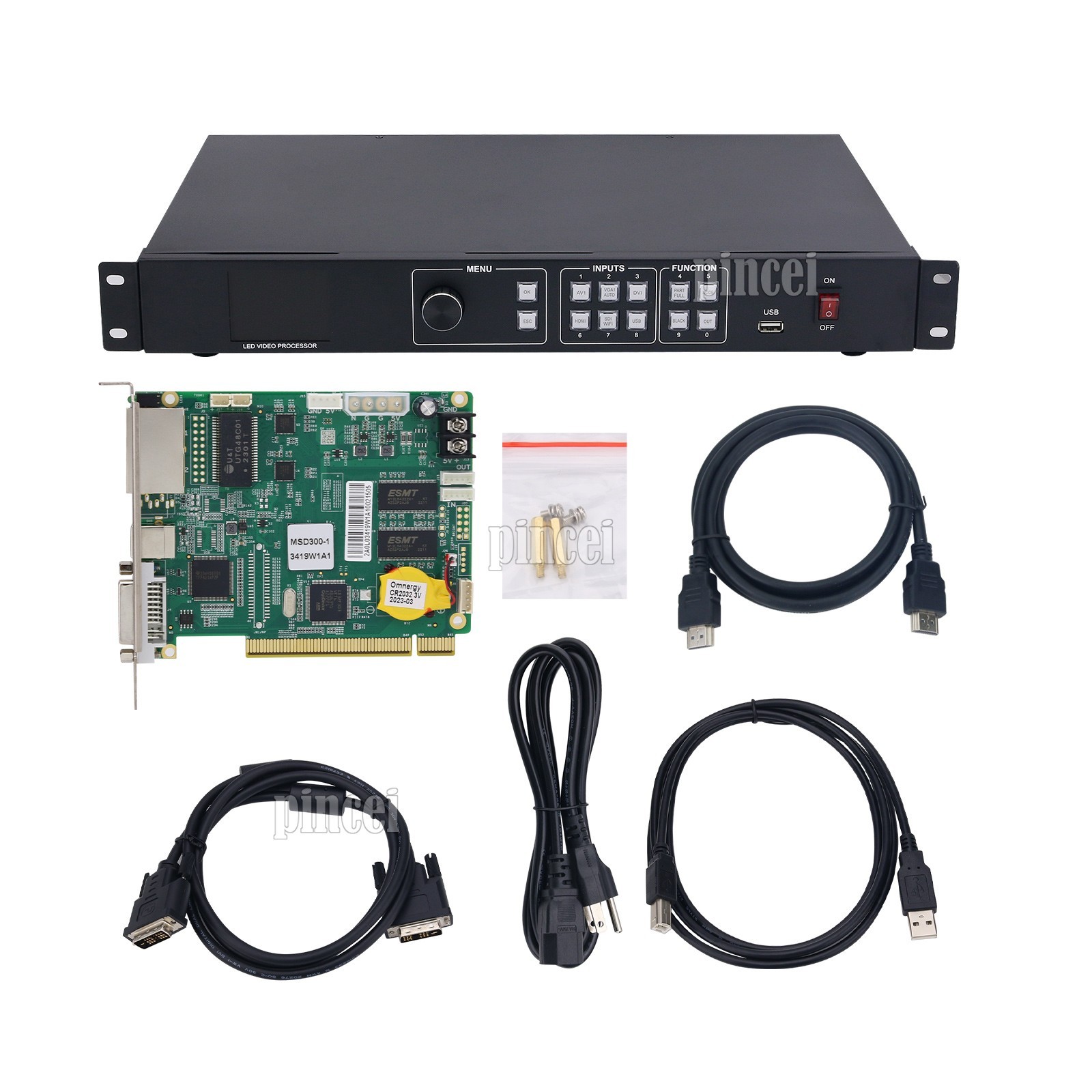 AMS-MVP300 Full Color LED Video Processor + MSD300-1 LED Control Card LED
