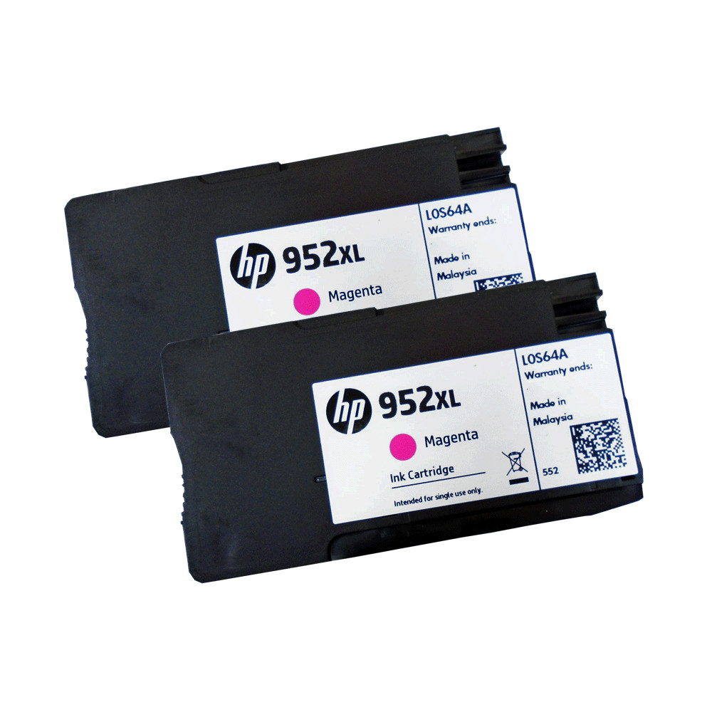 2PK Genuine HP 952XL High Yield Magenta Ink OfficeJet 8210 8720 8730