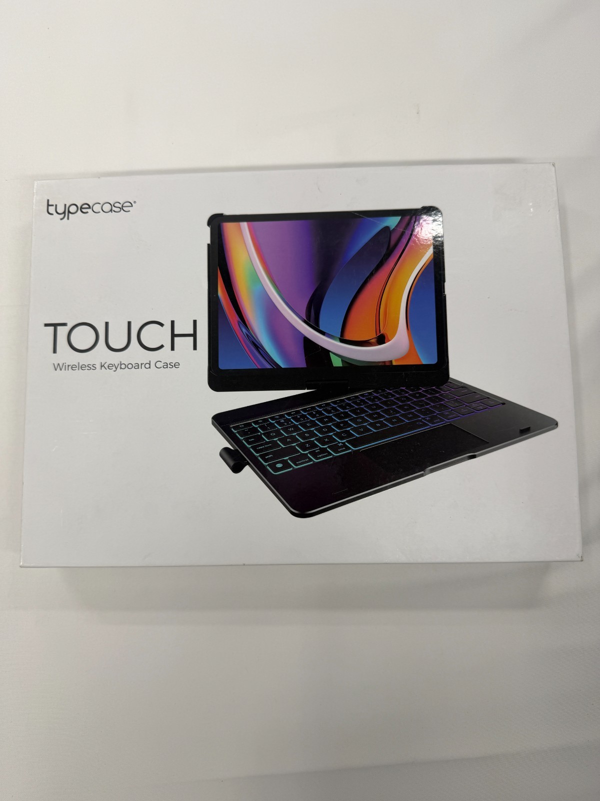 Typecase Touch Wireless Keyboard Case Silver RGB Backlit for Apple iPad 10th Gen