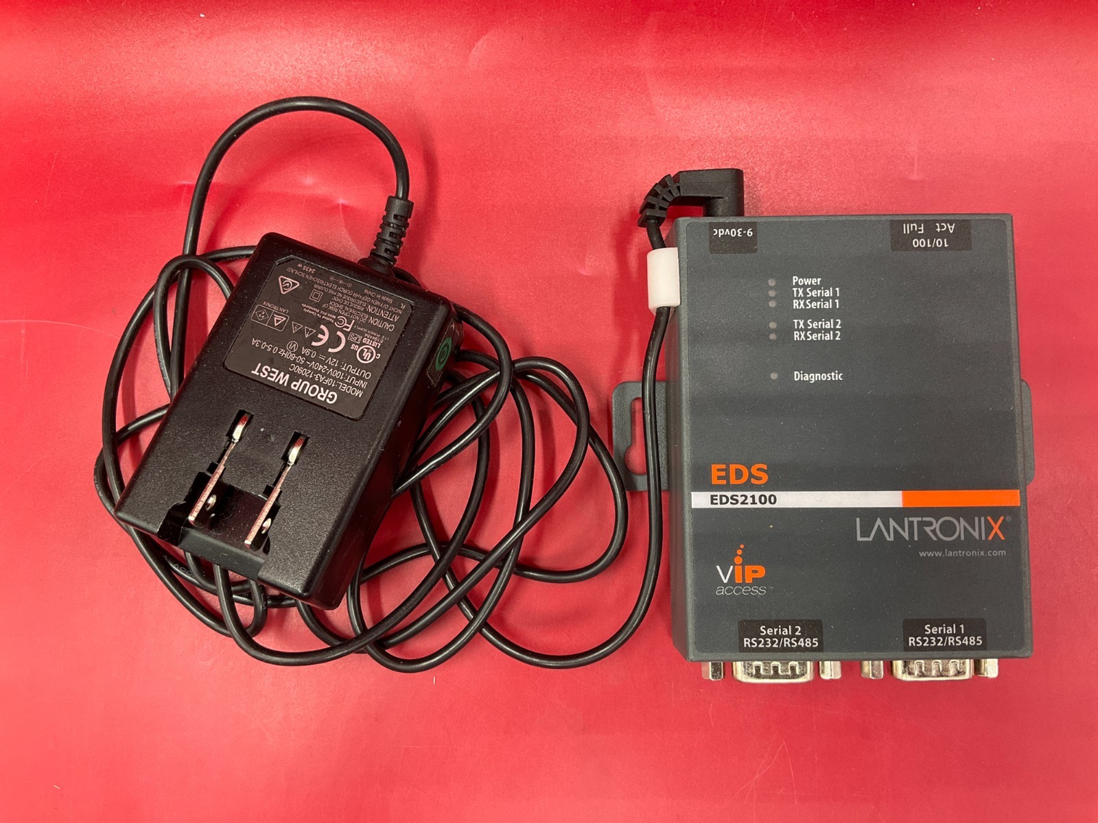 Lantronix 2 port Secure Serial to IP Ethernet Device Server ED2100002-01