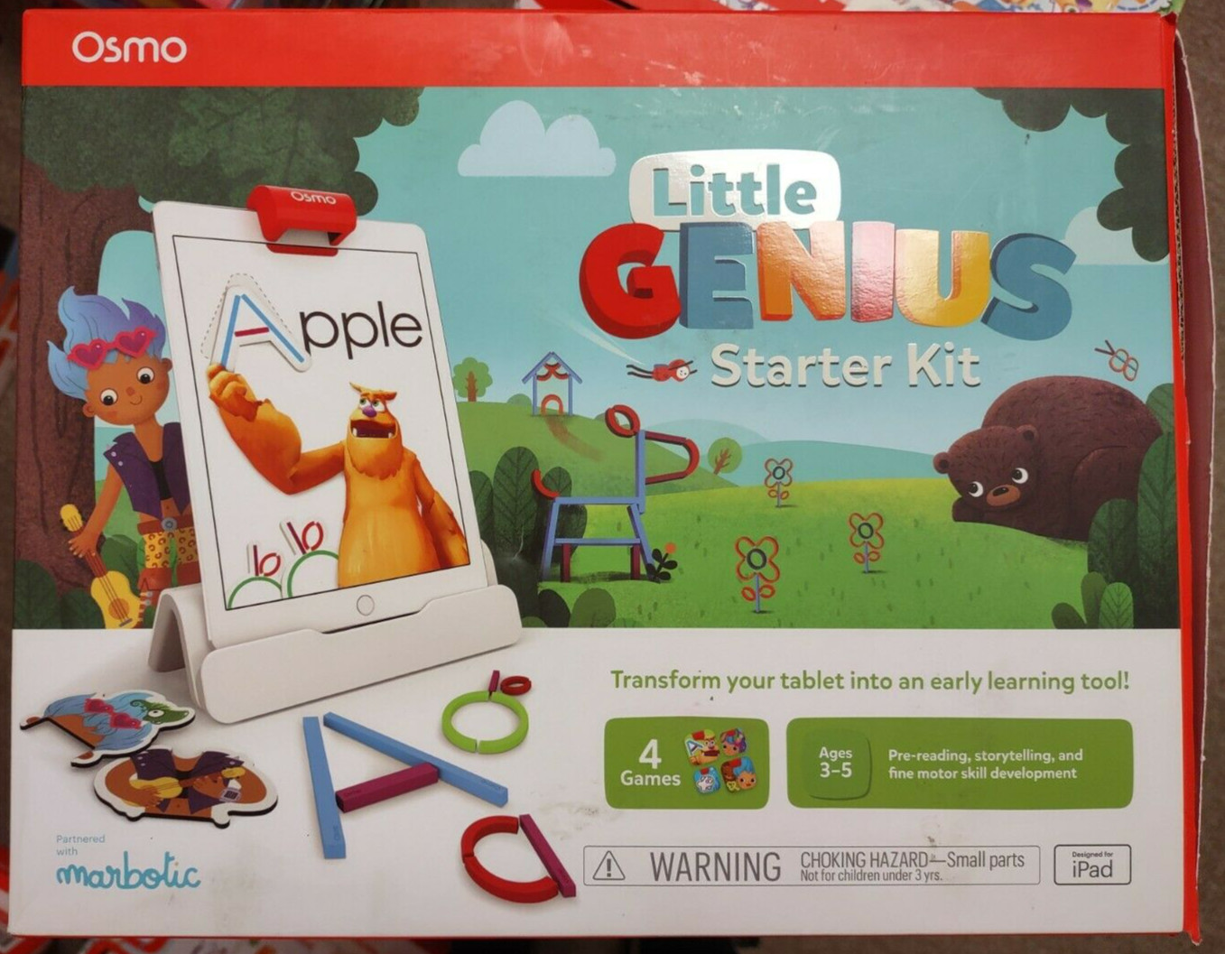 Osmo Little Genius Starter Kit for iPad, New