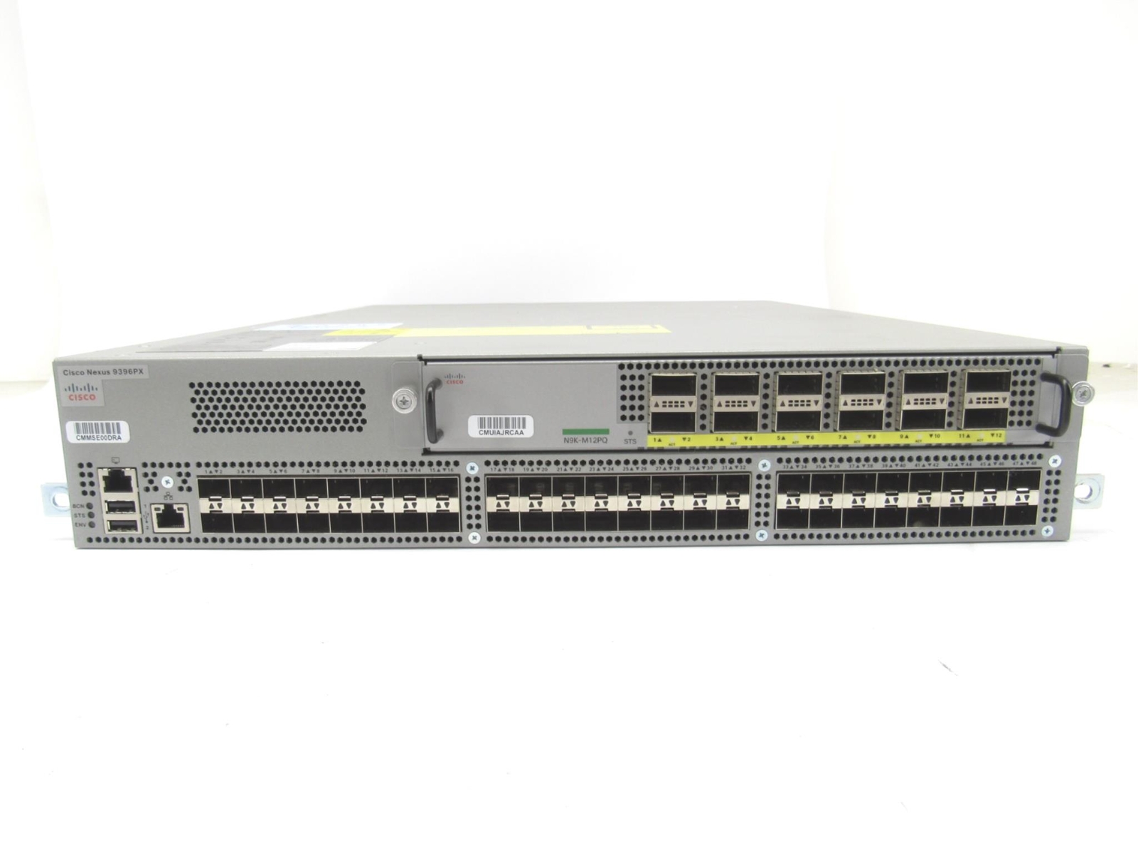 Cisco N9K-C9396PX V02 Module N9K-M12PQ SFP+ 48p Port & 12p Port 40G N9K-PAC-650W