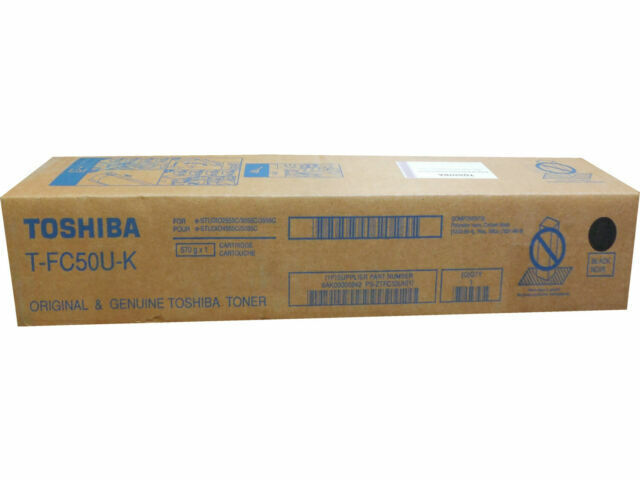 Toshiba T-FC50U-K CMYK Original Toner Cartridge - Black