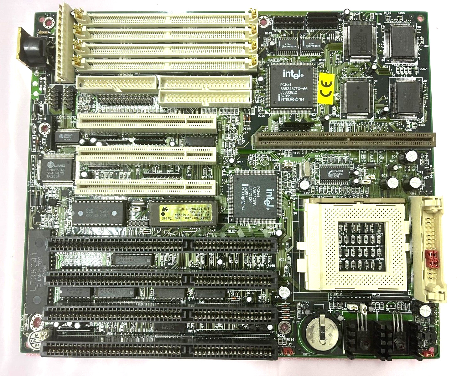 VINTAGE PC CHIPS M507 INTEL 430FX AT PENTIUM SOCKET 7 MOTHERBOARD MBMX34