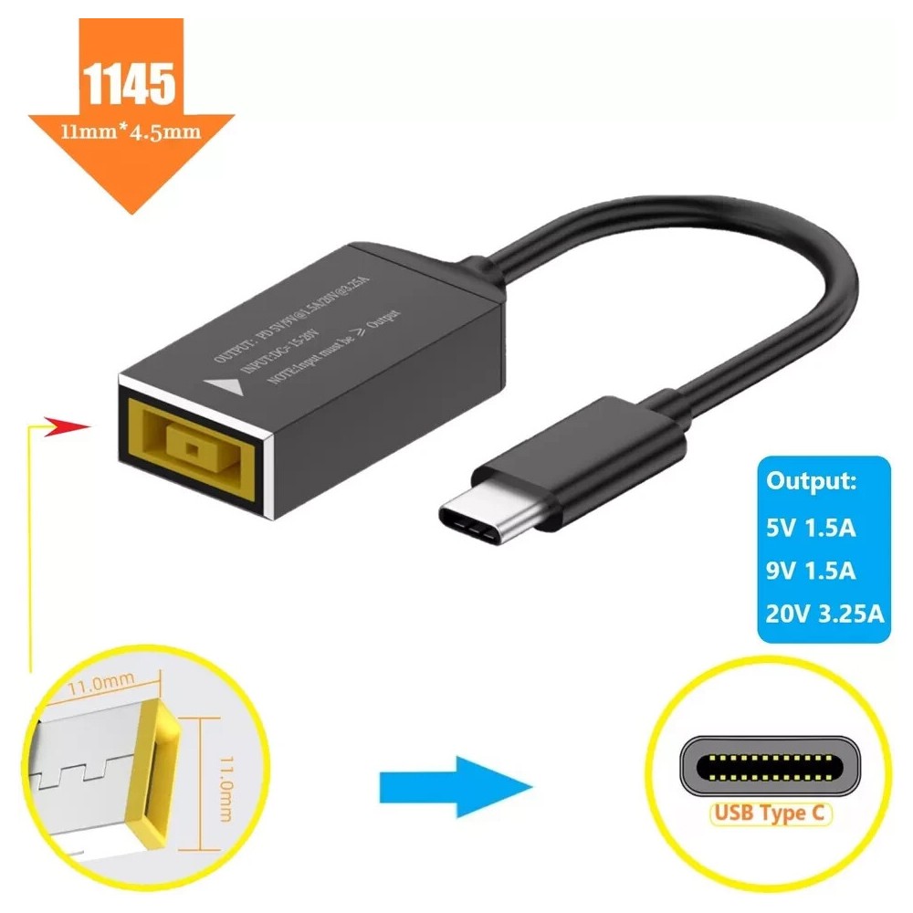 65W-140W Laptop Wall Charger Converter USB Type C Power Charg Cable Adapter Lot