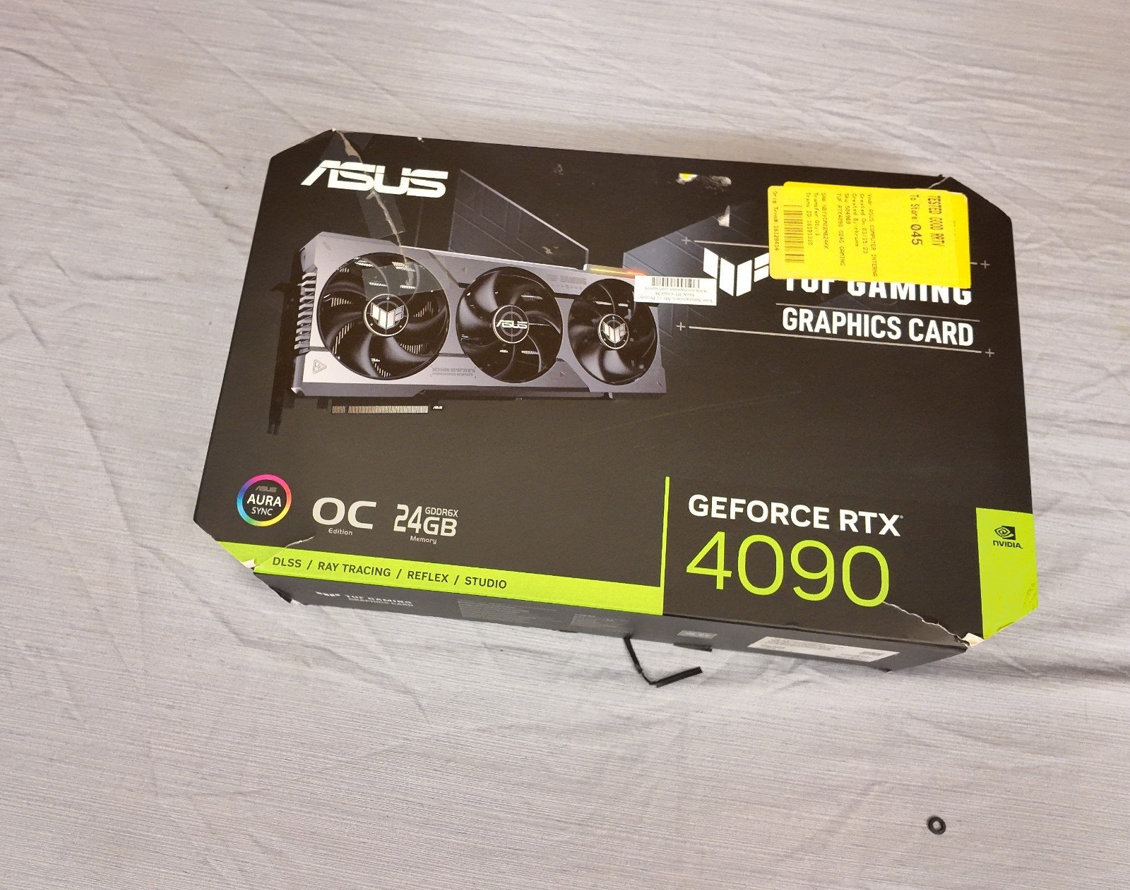 ASUS TUF Gaming OC Edition NVIDIA GeForce RTX 4090 24GB Video Graphics Card